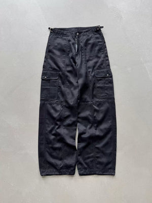 Chrome Hearts all-over print vine and sword patterned silk Cargo Pants