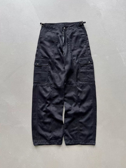 Chrome Hearts all-over print vine and sword patterned silk Cargo Pants