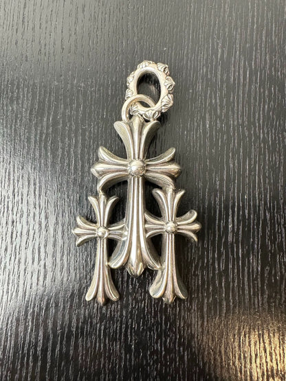 Chrome Hearts Three Crosses pendant