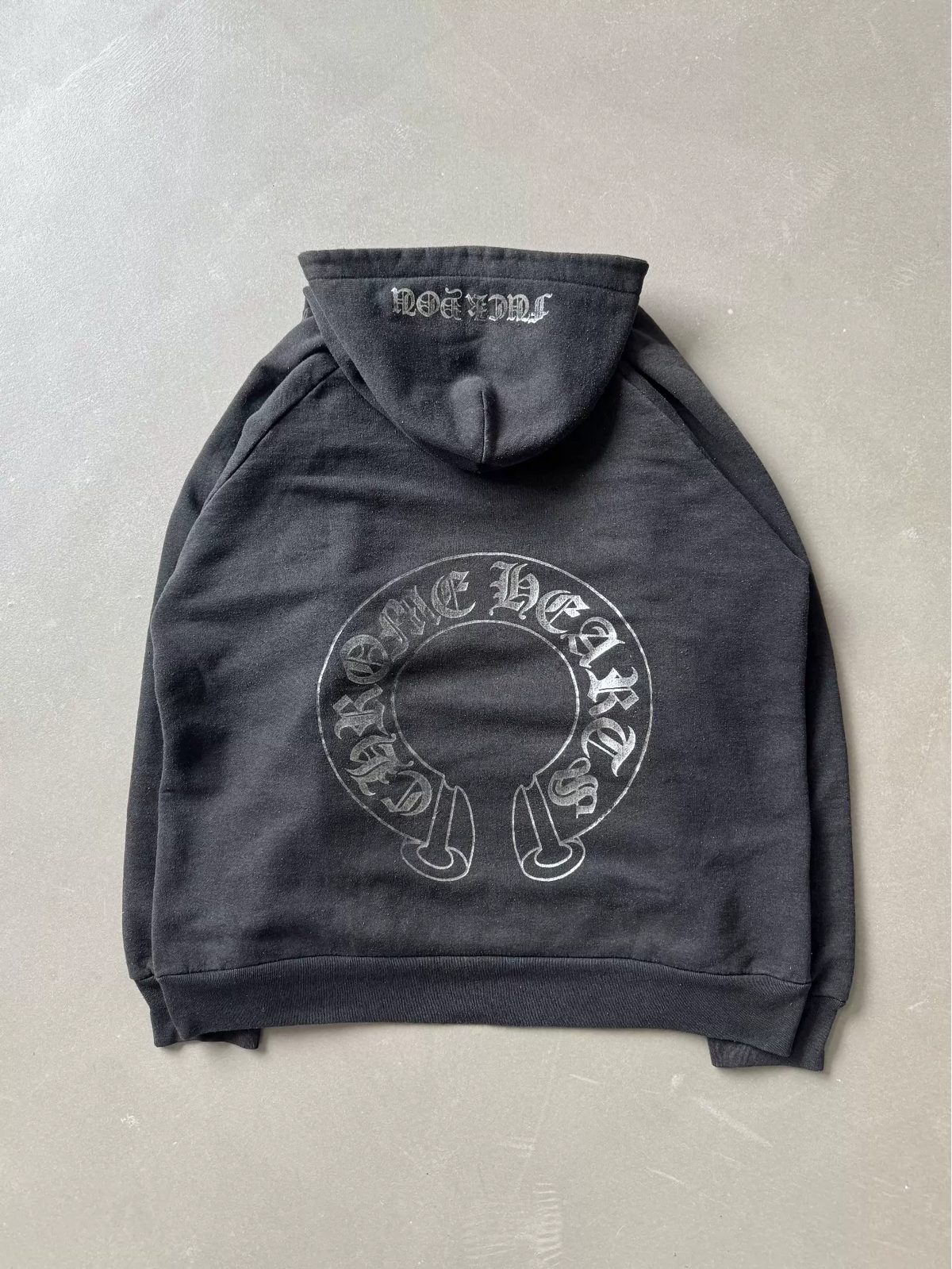 Chrome Hearts Horseshoe Waffle-Lined Hoodie