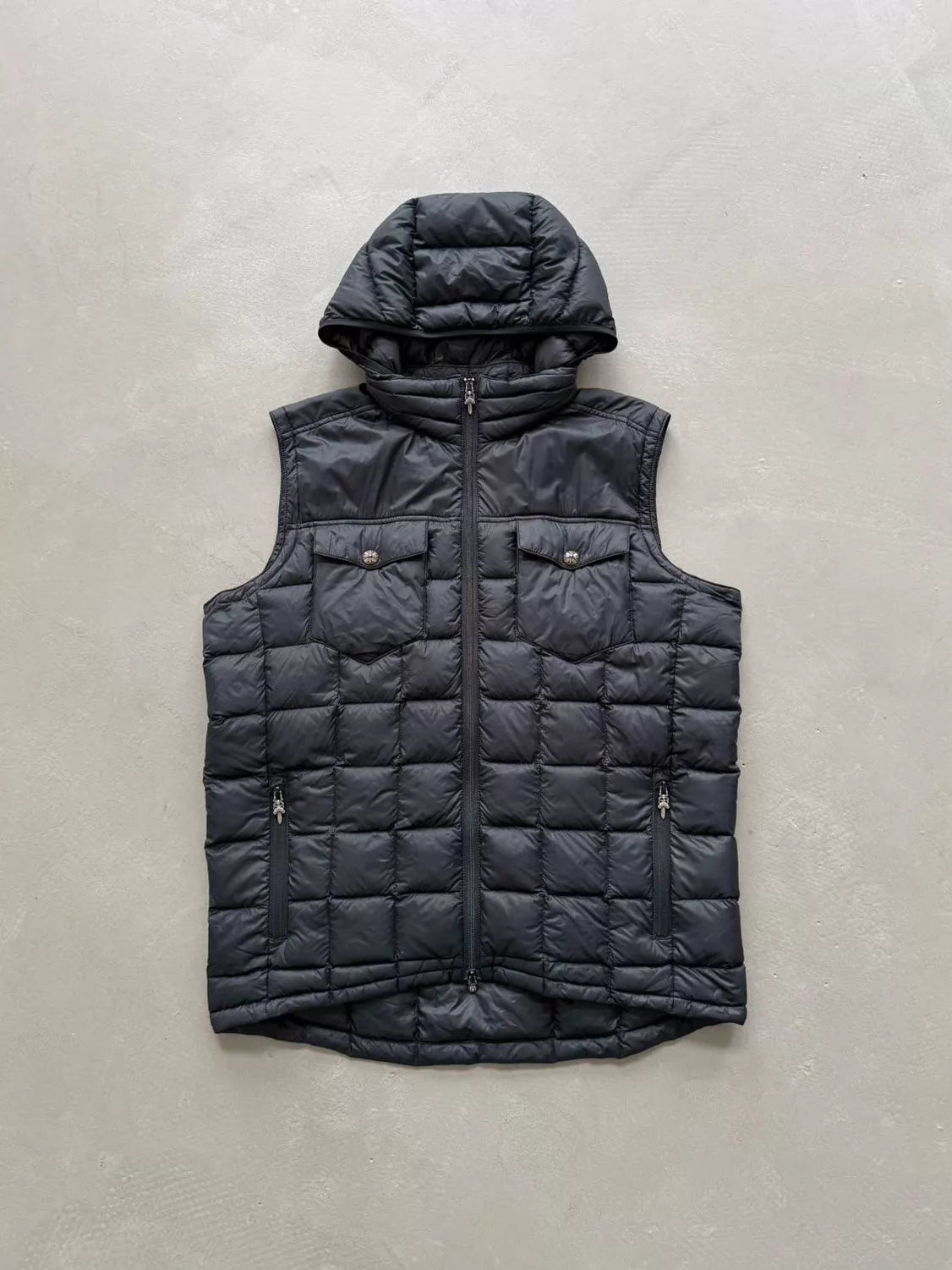 Chrome Hearts Quilted Down Vest