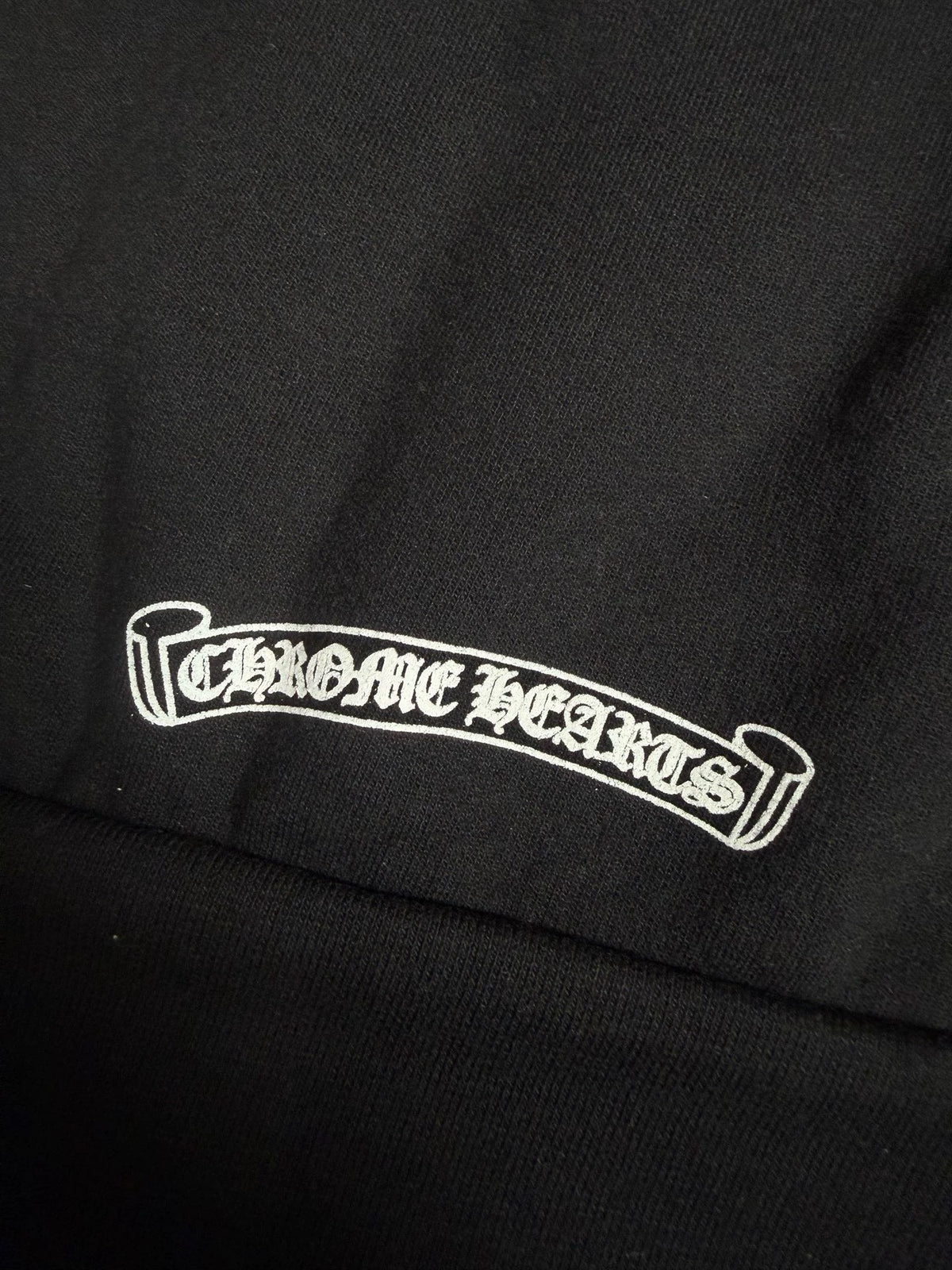 Chrome Hearts horseshoe print zip-up jacket