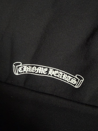 Chrome Hearts horseshoe print zip-up jacket