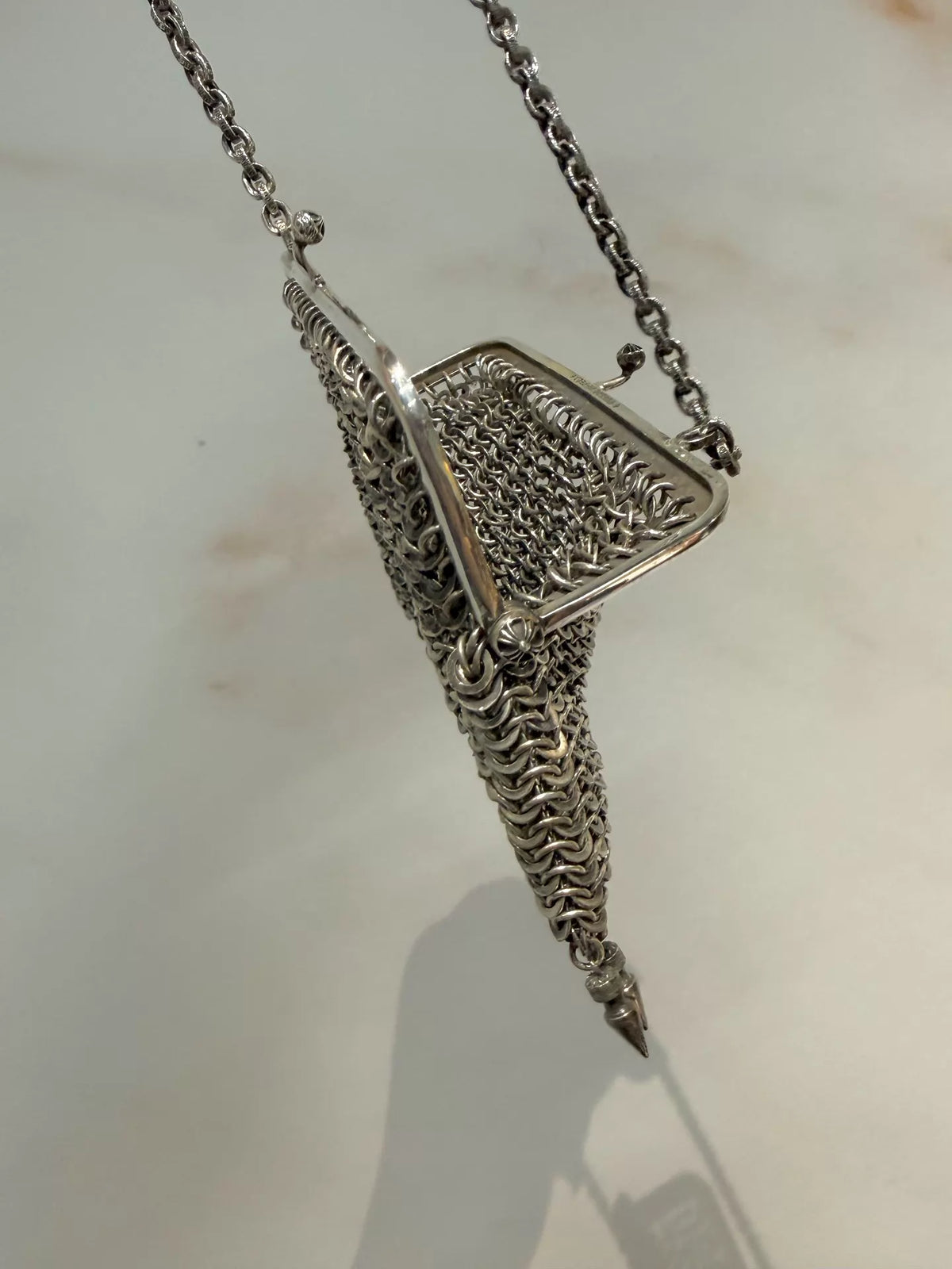 Chrome Hearts Paris exclusive all-silver Shoulder Bag