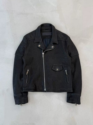 Chrome Hearts lambskin motorcycle Jacket