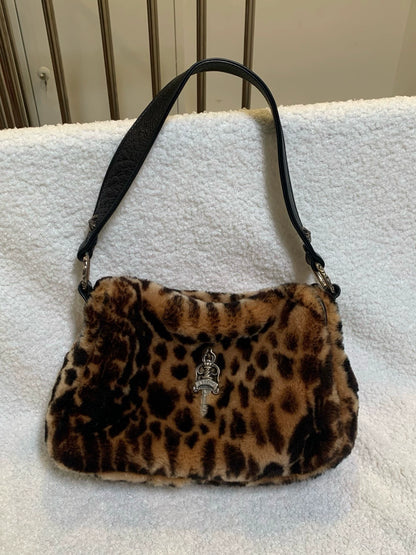 Chrome Hearts leopard print Shoulder Bag
