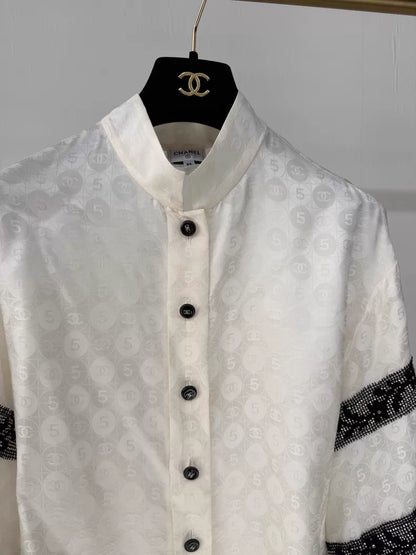 Chanel 24K  CC logo shirt