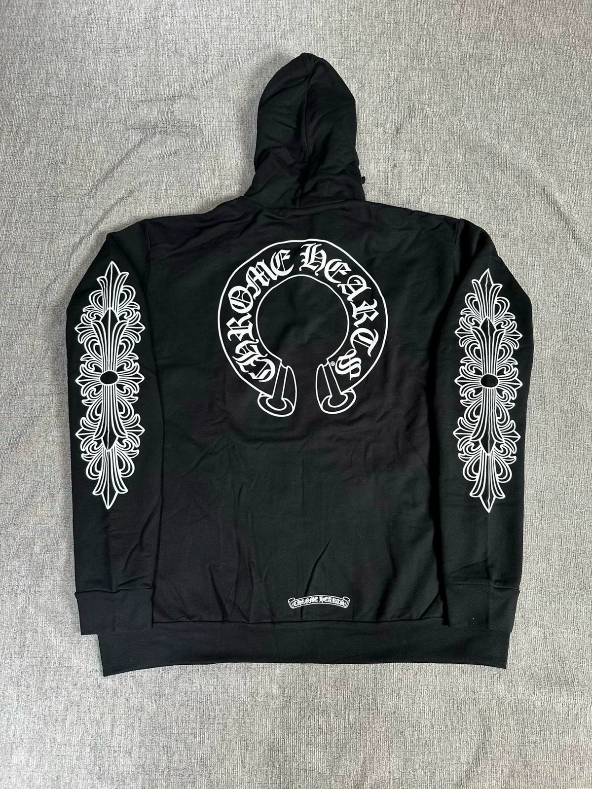 Chrome Hearts horseshoe print zip-up jacket
