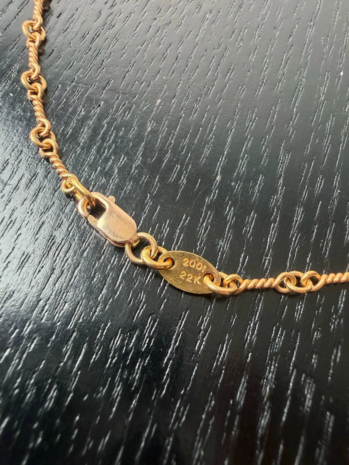 Chrome Hearts 22k Gold Necklace