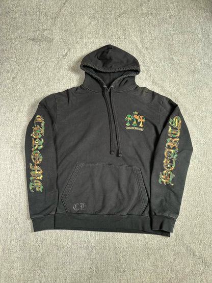 Chrome Hearts triple cross horseshoe hoodie