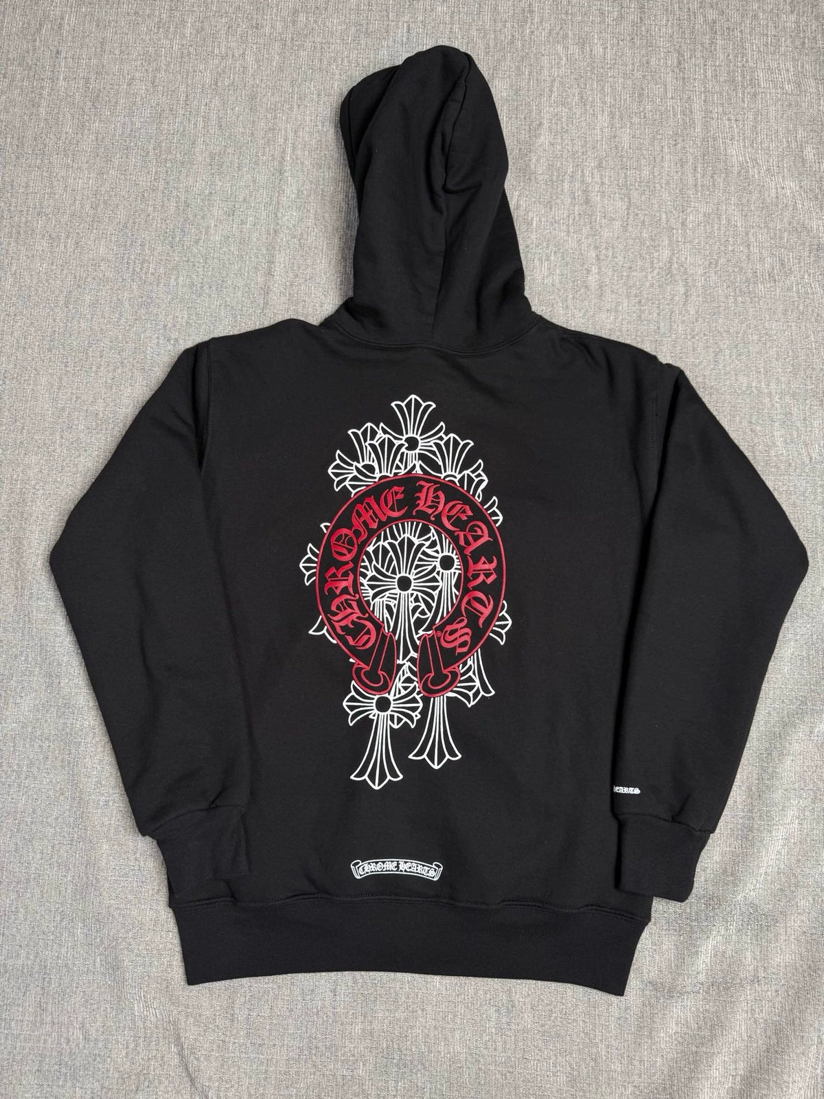 Chrome Hearts horseshoe cross Sanskrit logo hoodie