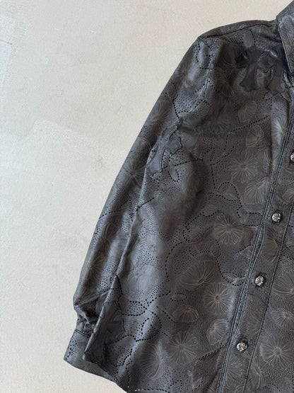 Chrome Hearts 1 of 1 Embossed Design 20 Cross Patchwork Shirt