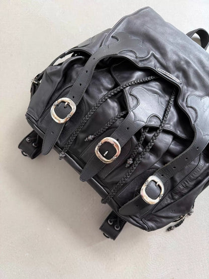 Chrome Hearts Large Leather Backpack