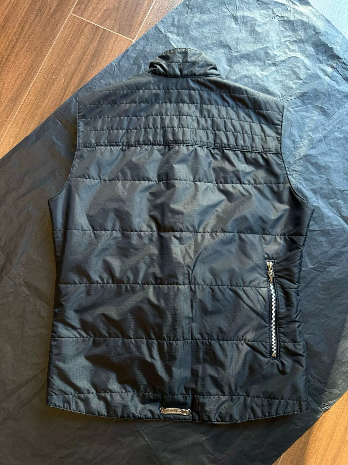 Chrome Hearts multi-cross patchwork leather vest