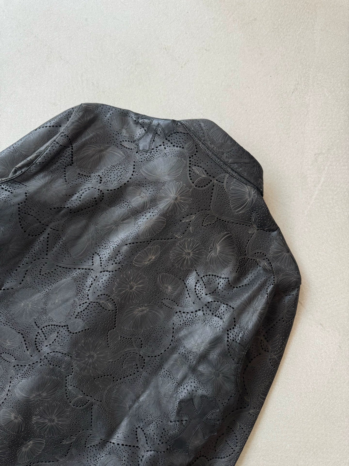 Chrome Hearts 1 of 1 Embossed Design 20 Cross Patchwork Shirt