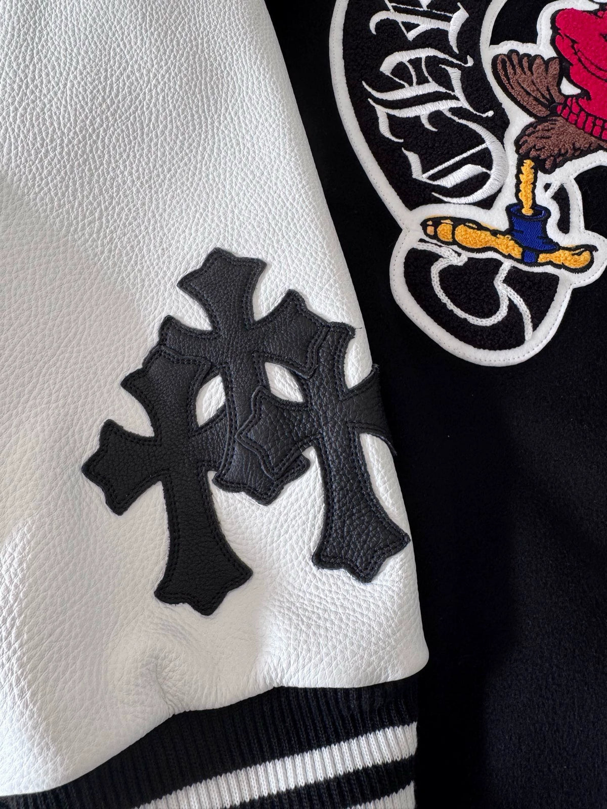Chrome Hearts Eagles baseball jacket