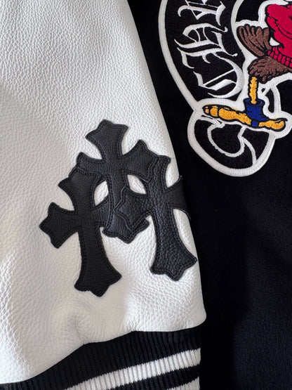 Chrome Hearts Eagles baseball jacket