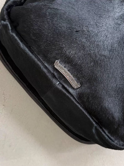 Chrome Hearts horsehair messenger Bag