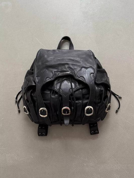 Chrome Hearts Large Leather Backpack