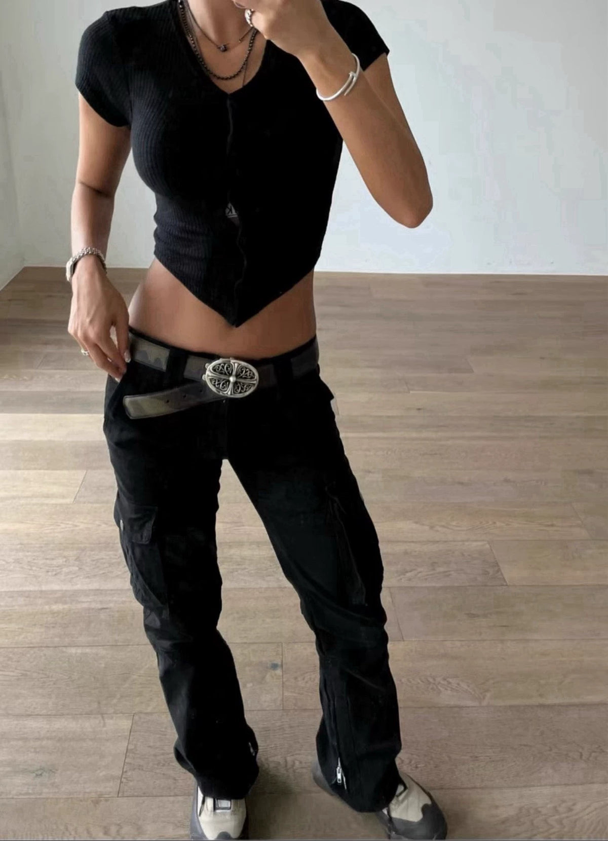 Chrome Hearts 925 Silver Keeper Belt Buckle