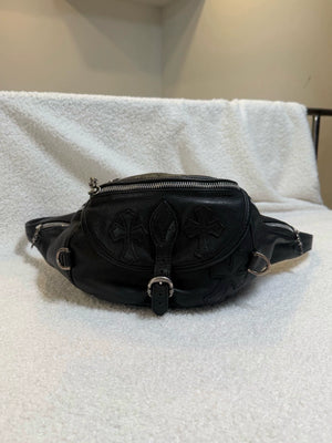 Chrome Hearts cross-patterned large waist bag