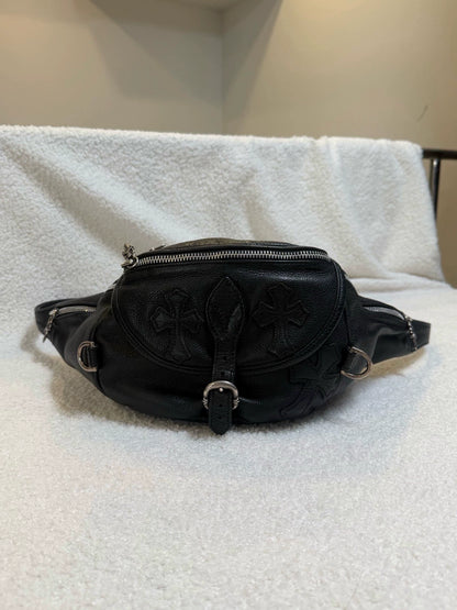 Chrome Hearts cross-patterned large waist bag