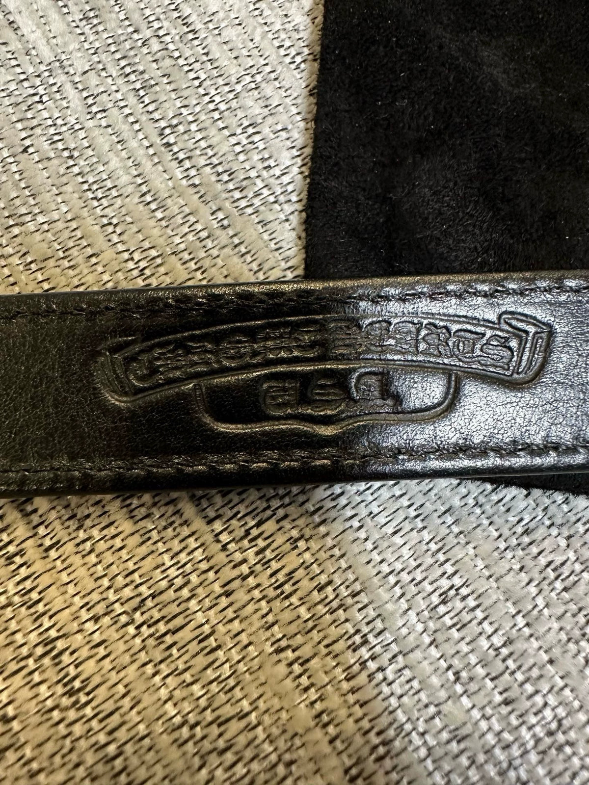 Chrome Hearts 22k gold belt with full diamond buckle