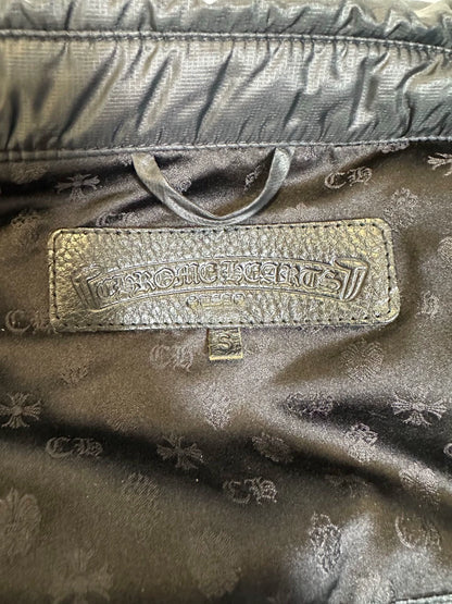 Chrome Hearts cashmere and nylon patchwork Jacket