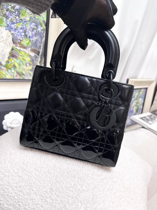 Dior Lady Dior so black bag