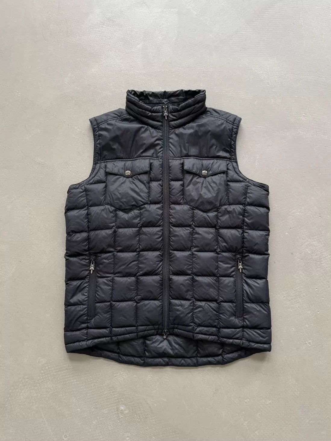 Chrome Hearts Quilted Down Vest