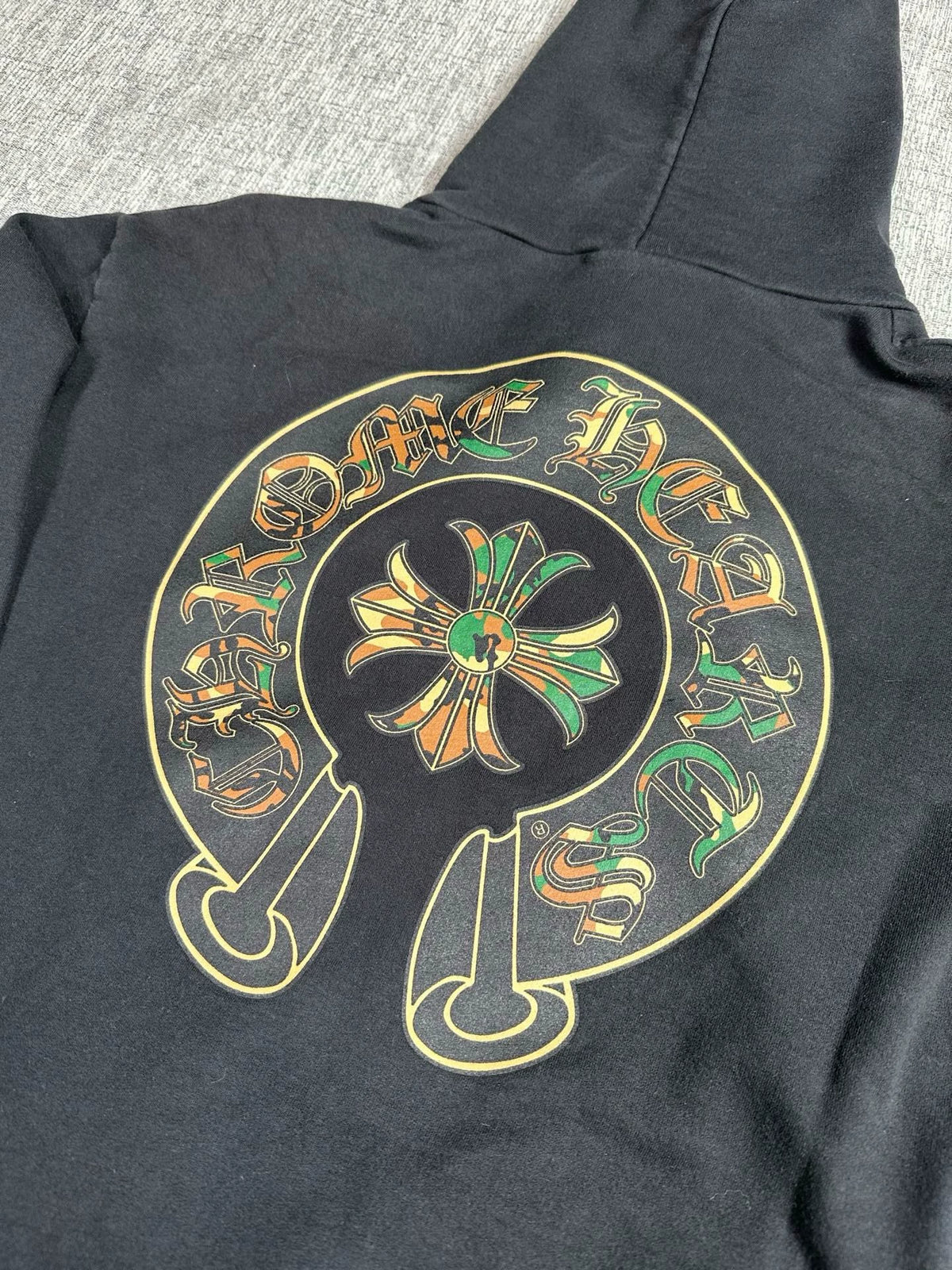Chrome Hearts triple cross horseshoe hoodie