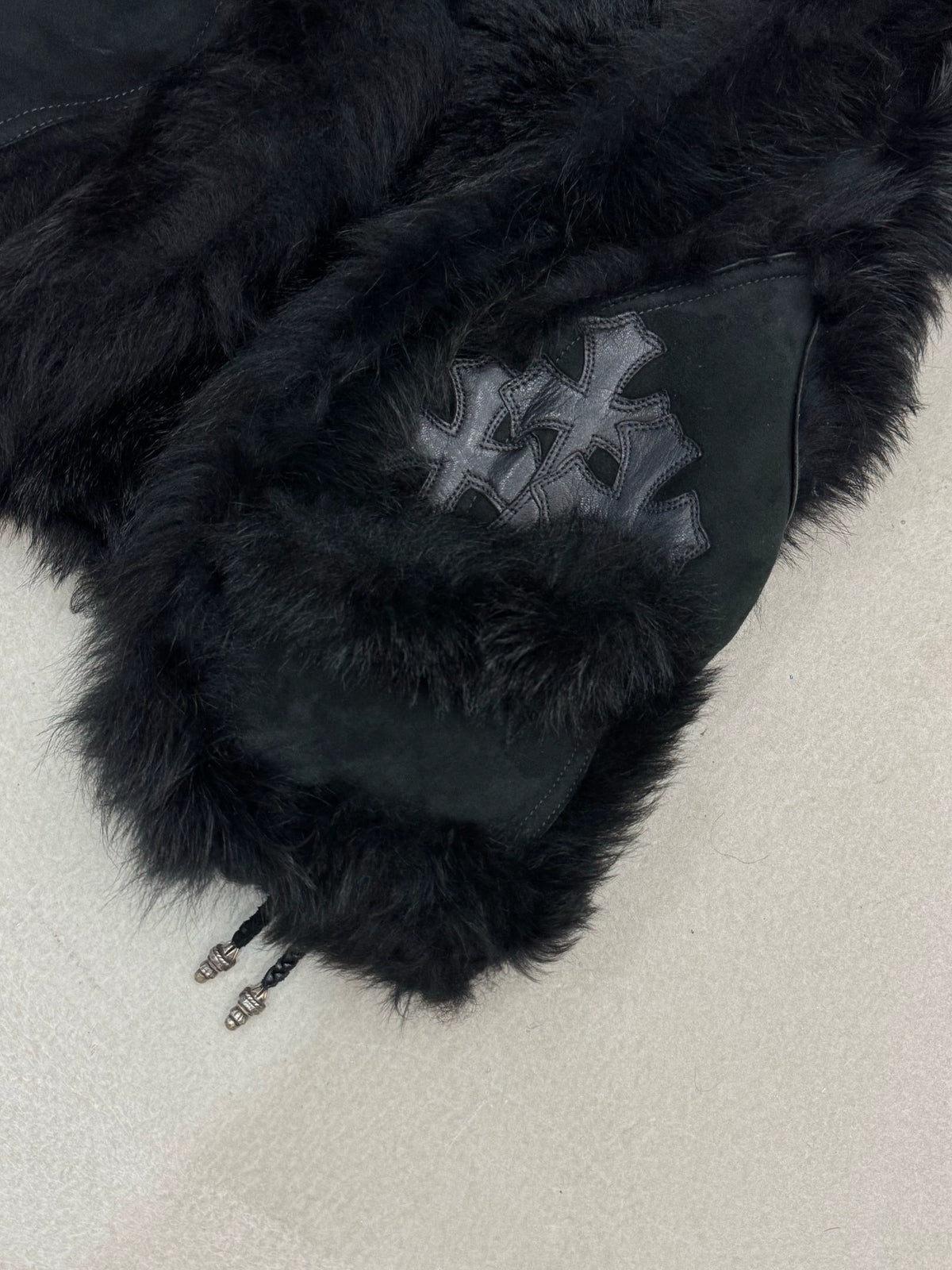 Chrome Hearts Multi-Cross Fur Vest