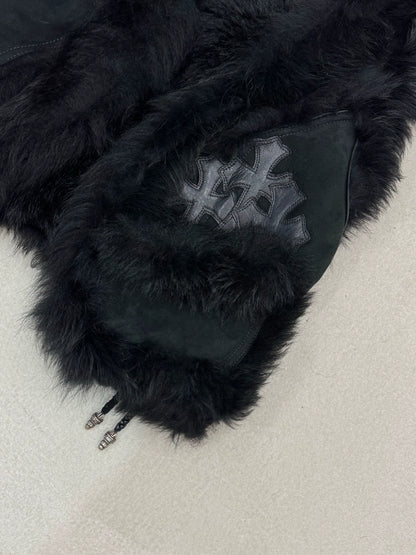 Chrome Hearts Multi-Cross Fur Vest