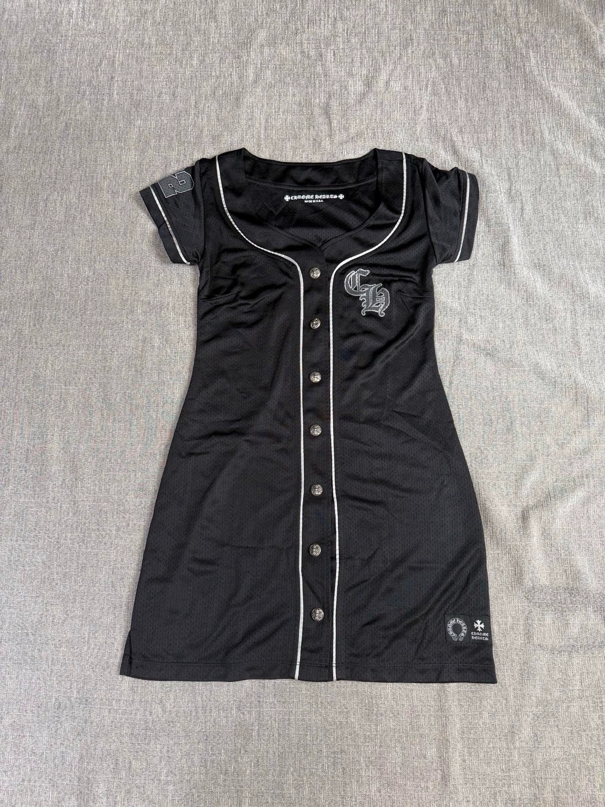 Chrome Hearts black mesh hockey Dress