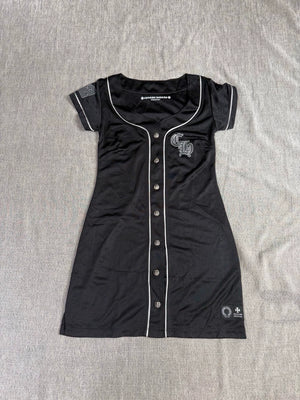 Chrome Hearts black mesh hockey Dress