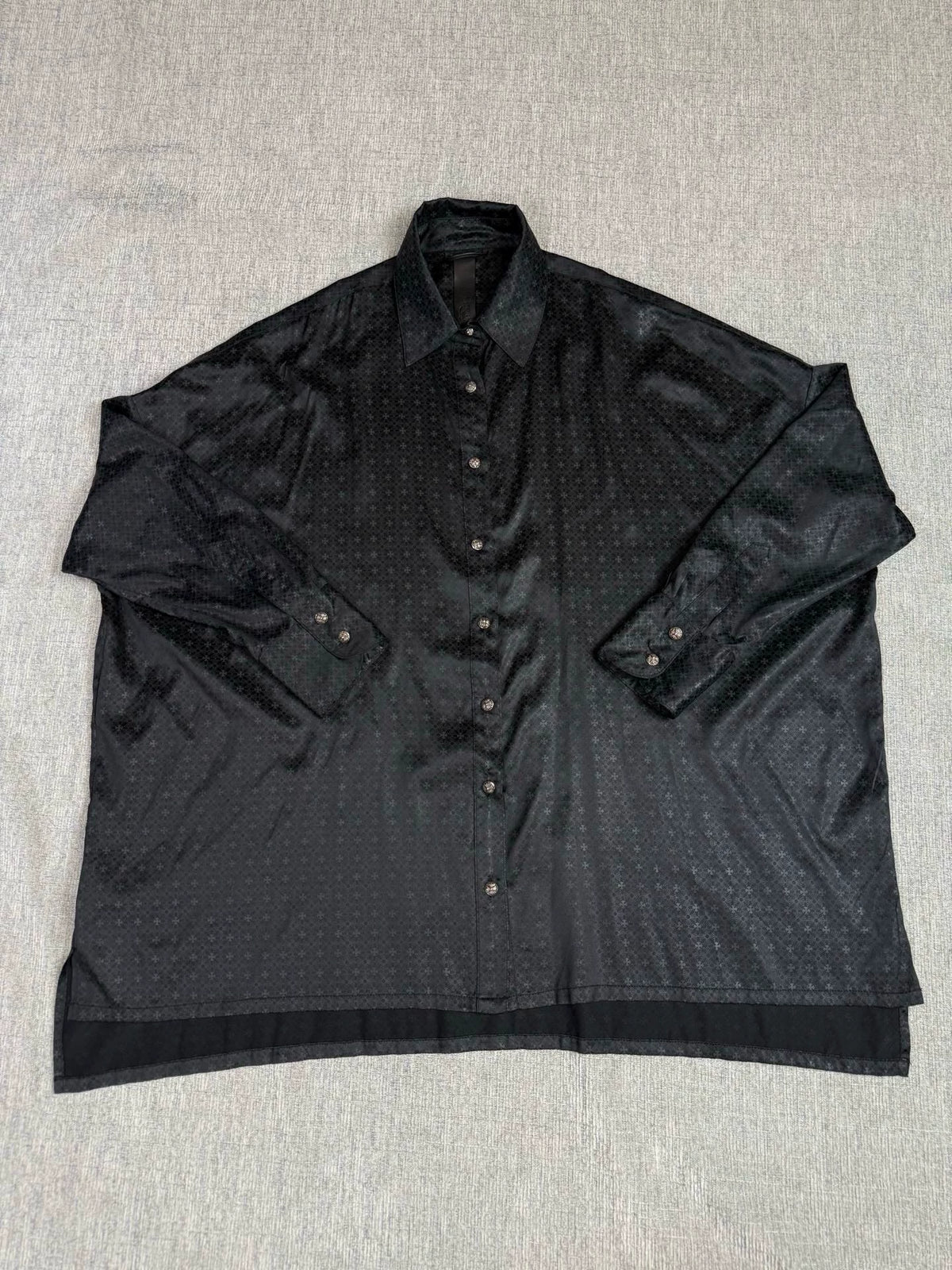 Chrome Hearts black silk Shirt