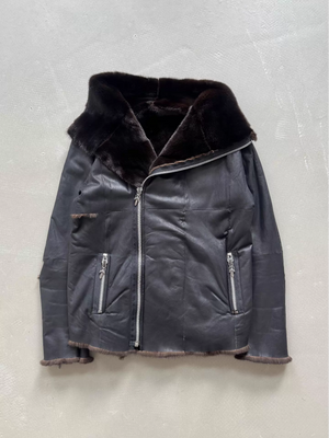 Chrome Hearts x Rick Owens Mink Fur Lined Jacket