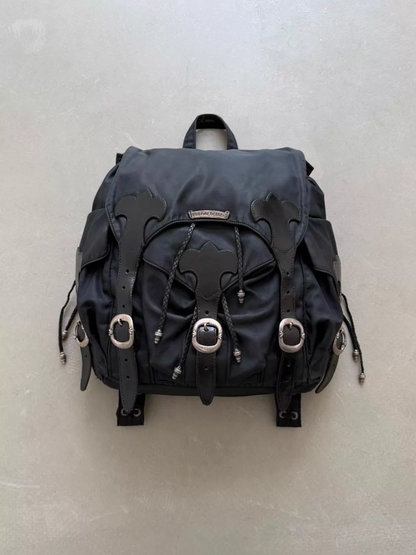 Chrome Hearts Large Nylon and Leather Backpack