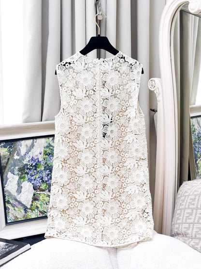 Prada beige two-piece dress