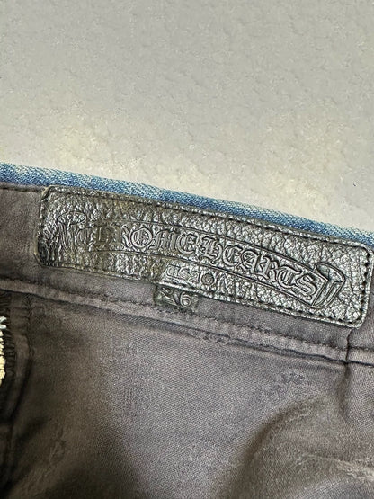 Chrome Hearts denim shorts