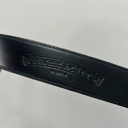 Chrome Hearts Full Black Diamond Gunslinger Ring Belt