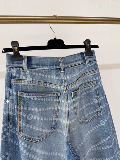 Chanel 25P Blue Pearl Jeans
