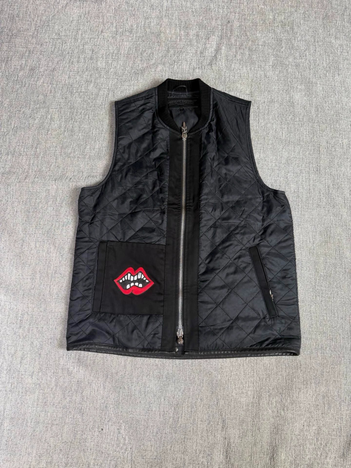 Chrome Hearts Mattyboy patterned red lip Vest