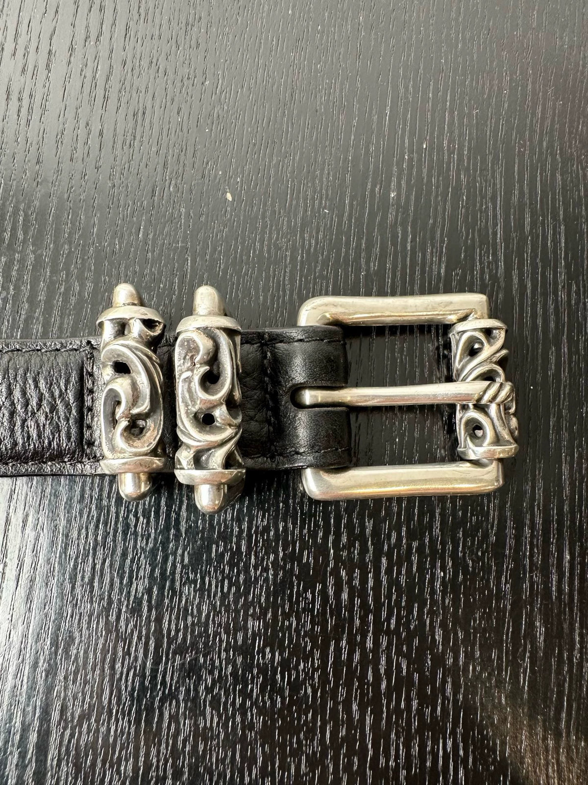 Chrome Hearts Double Scroll Vine Belt