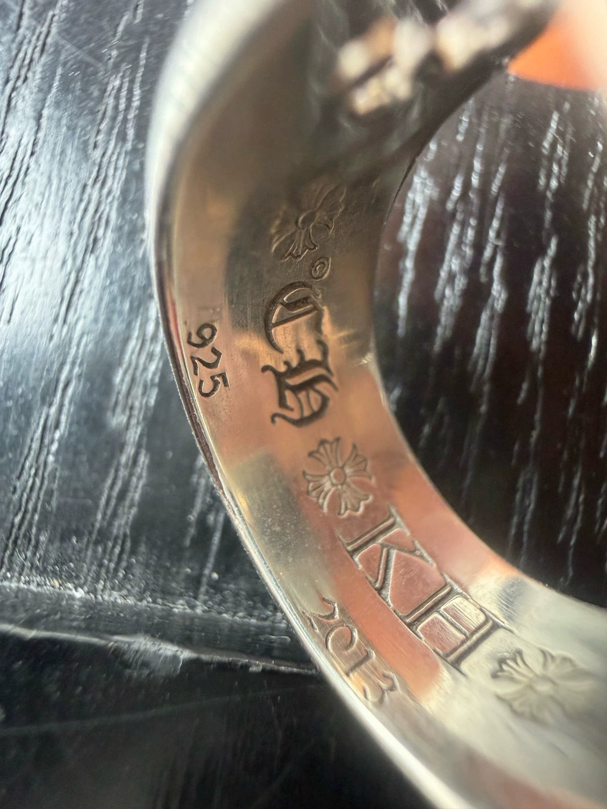 Chrome Hearts X KH Collaboration Cross Openwork Ring