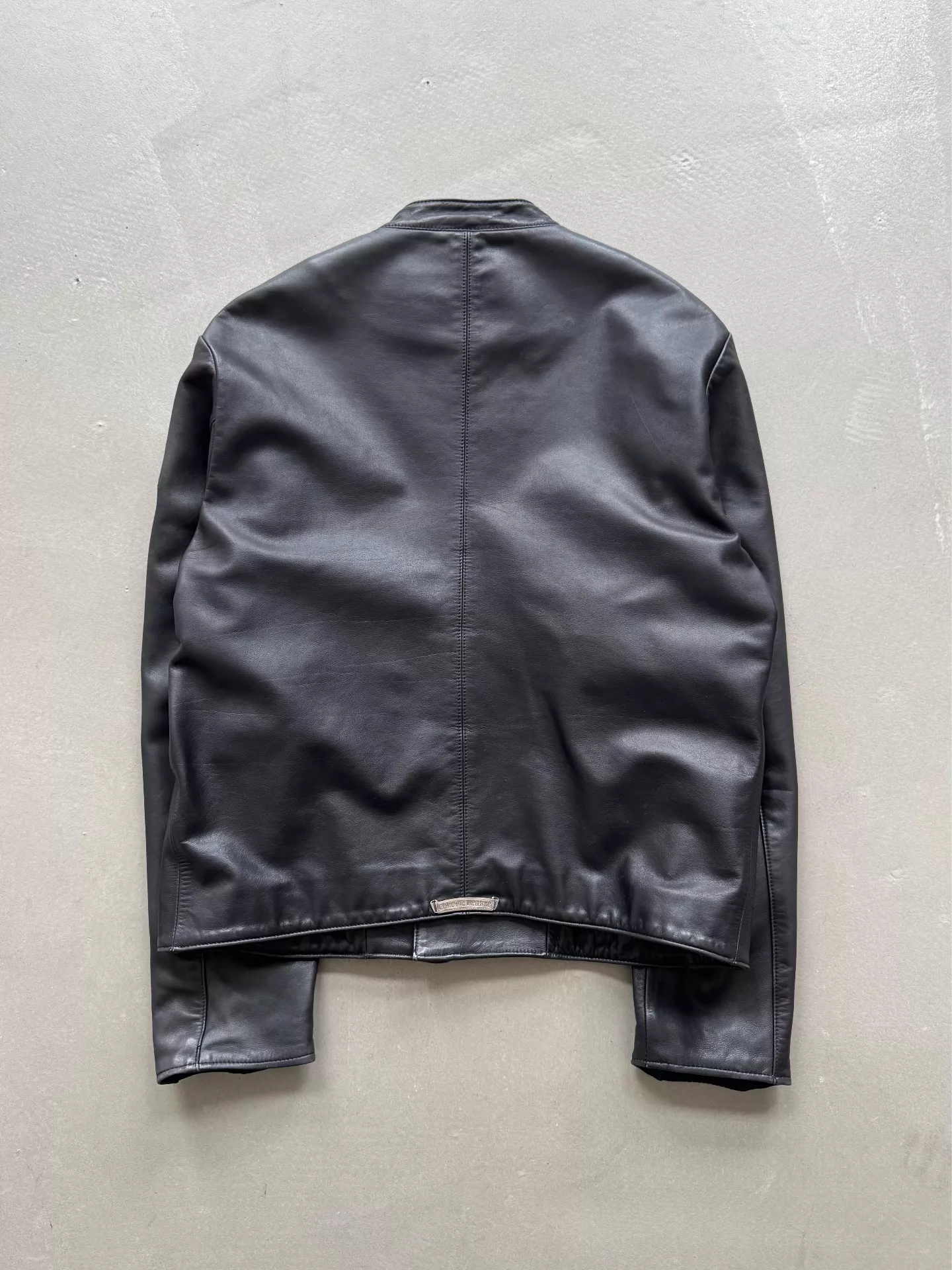 Chrome Hearts Iris Silver Embroidered Racing Motorcycle Jacket