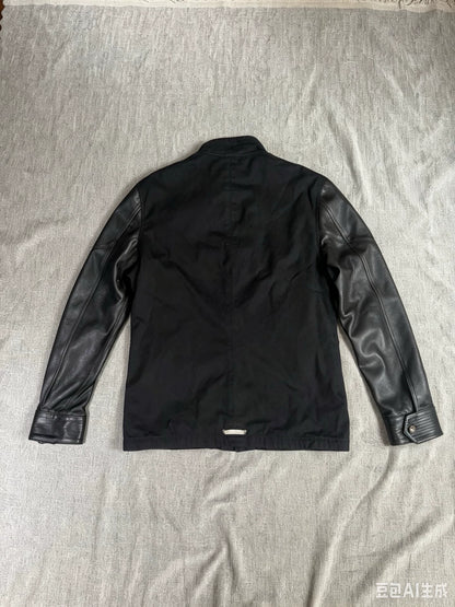 Chrome Hearts lambskin and leather-sleeved M65 Jacket