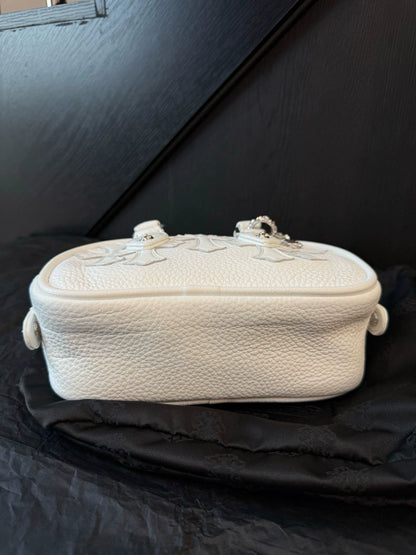 Chrome Hearts white mini bowling Bag