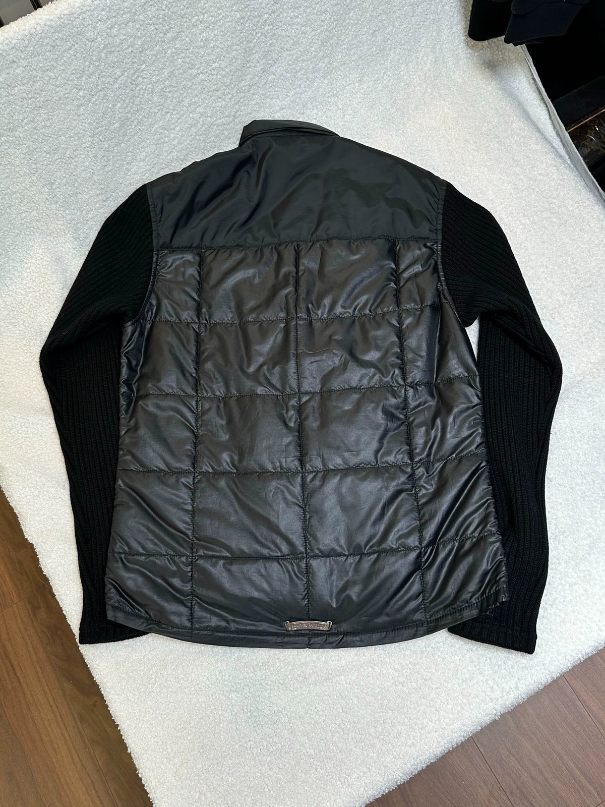 Chrome Hearts cashmere and nylon patchwork Jacket