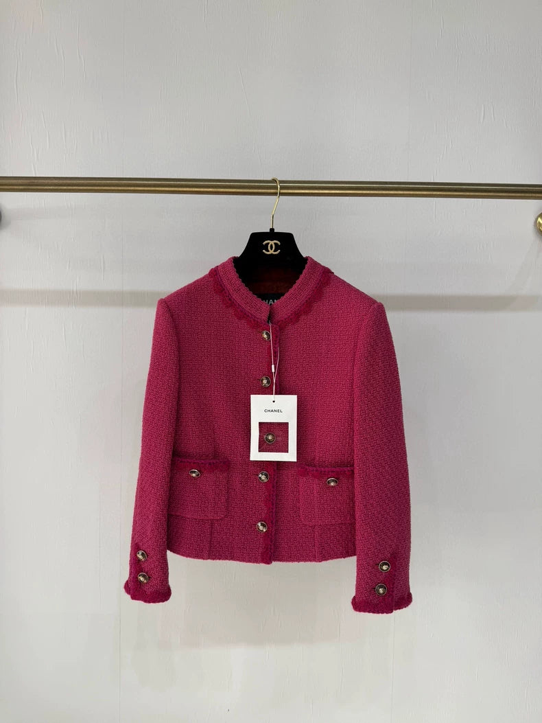 Chanel 24A fuchsia jacket
